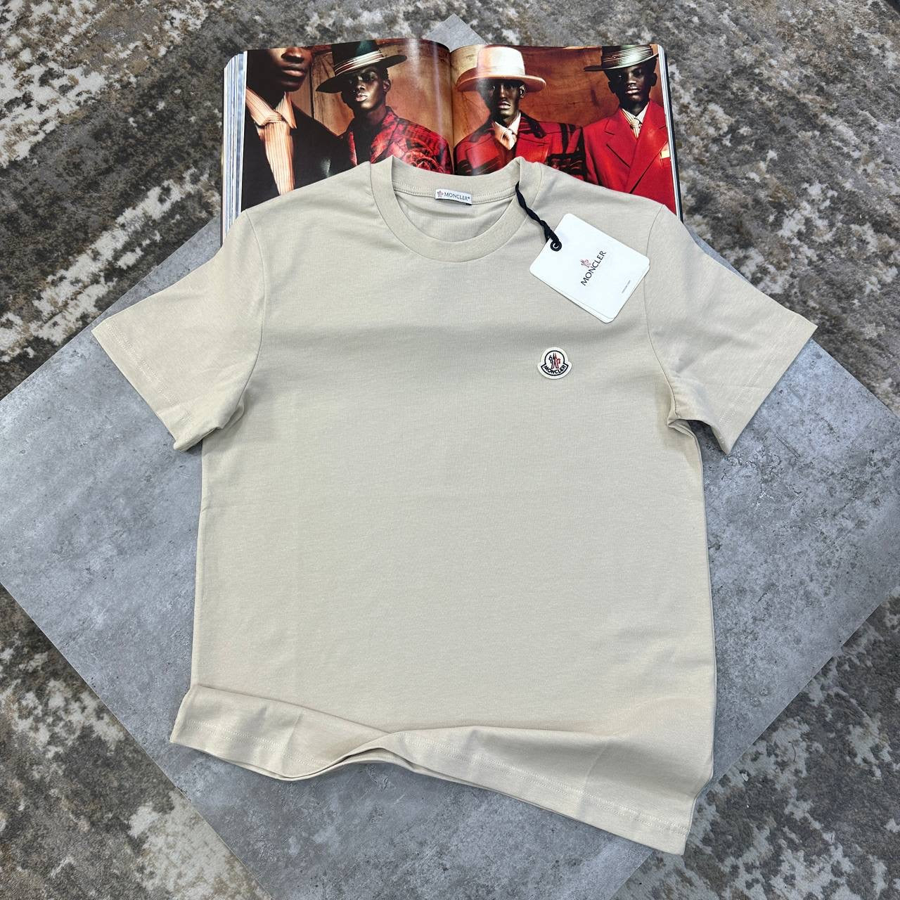 NCLR CLASSIC BADGE TSHIRT BEIGE