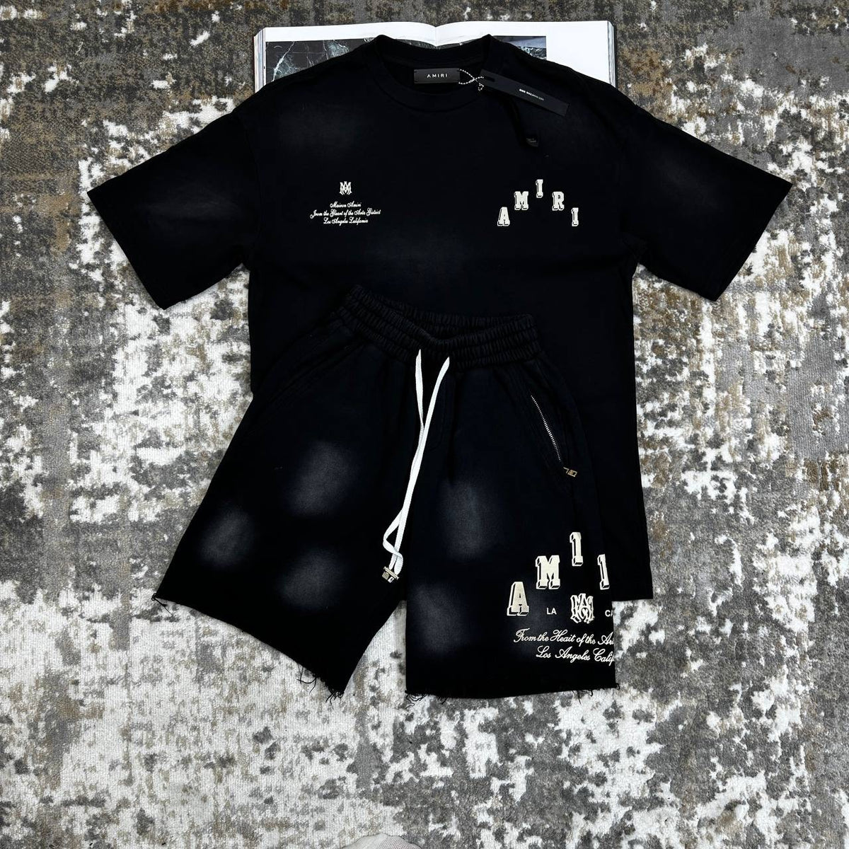 AMRI SHORT SET BLACK