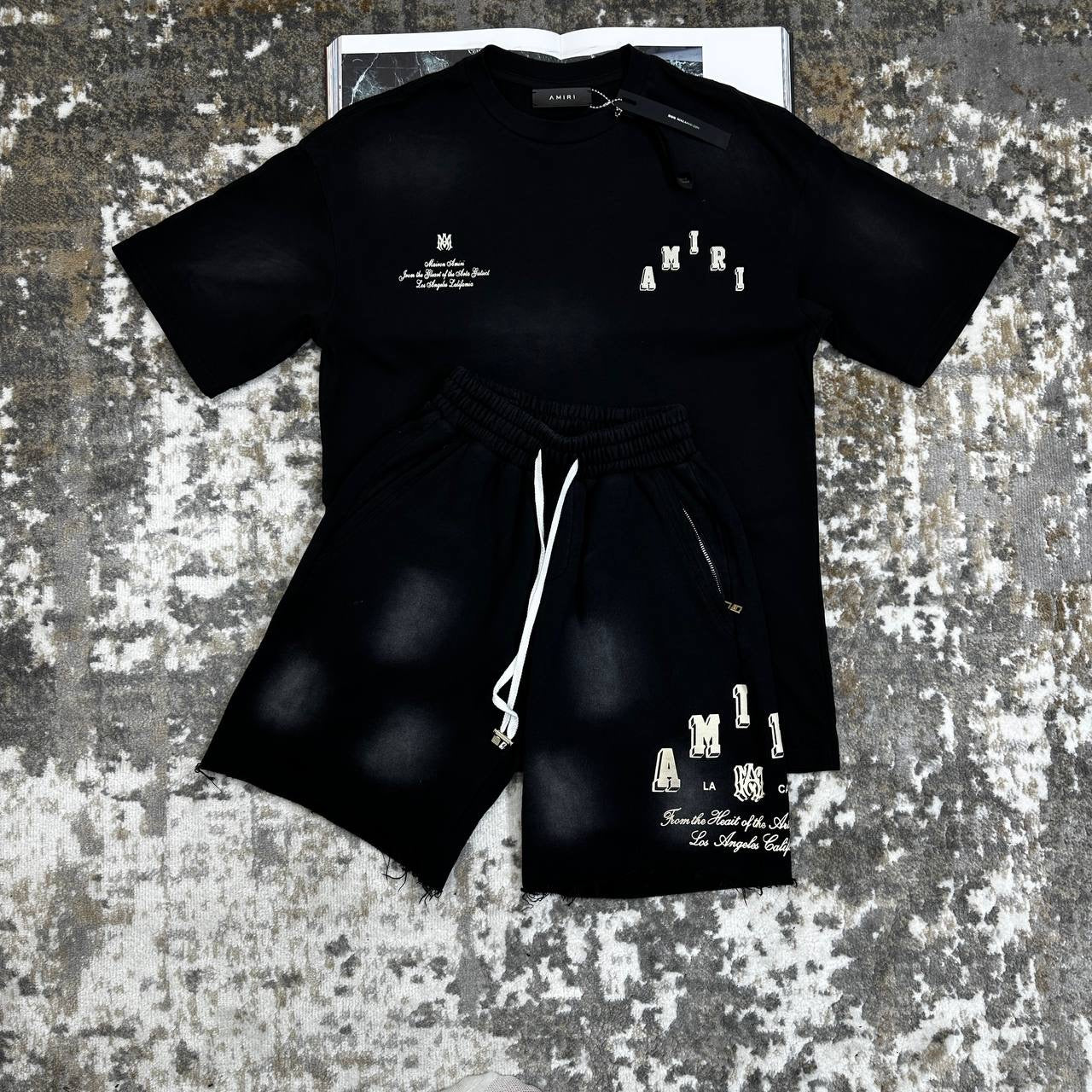 AMRI SHORT SET BLACK
