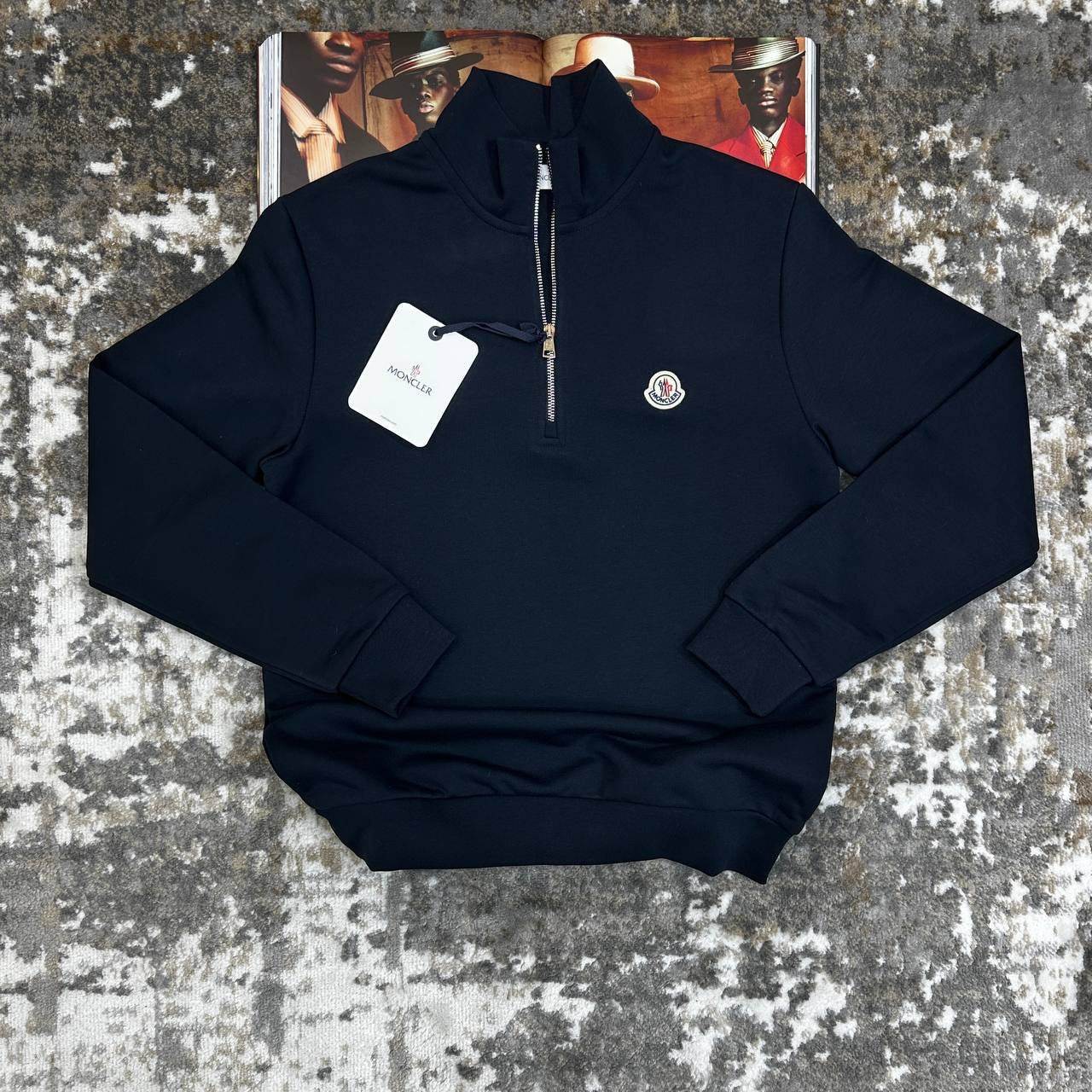 MNCLR HALF-ZIP NAVY