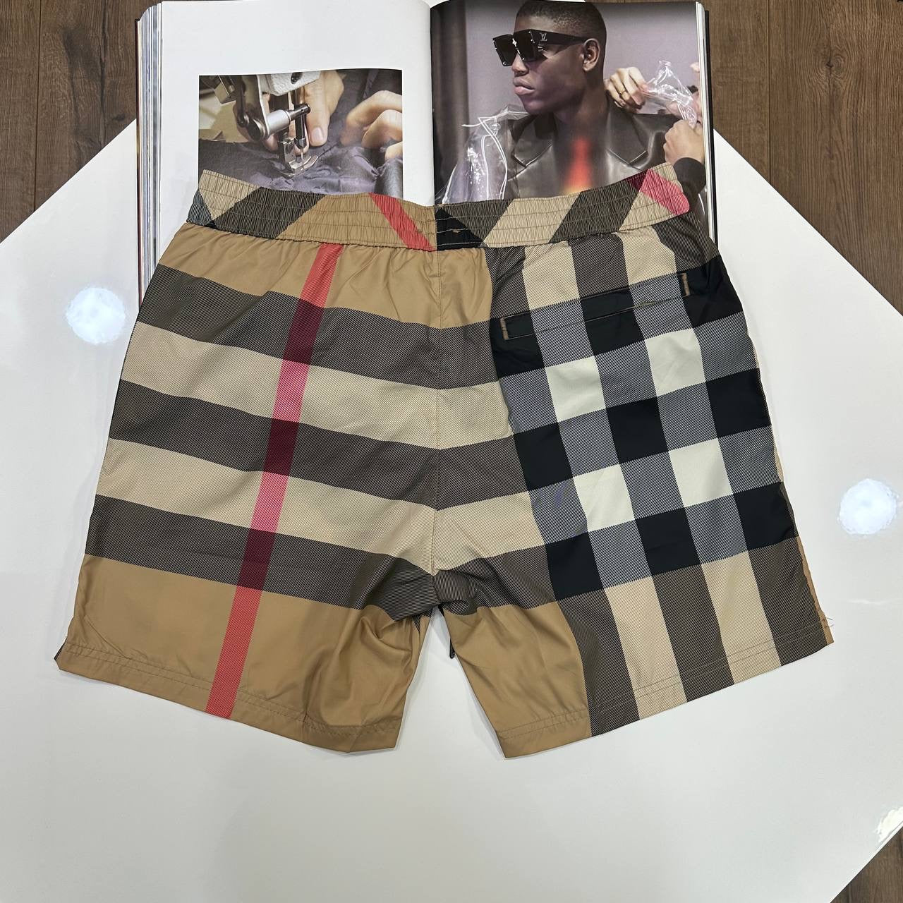 BRBRY SHORT SET BEIGE