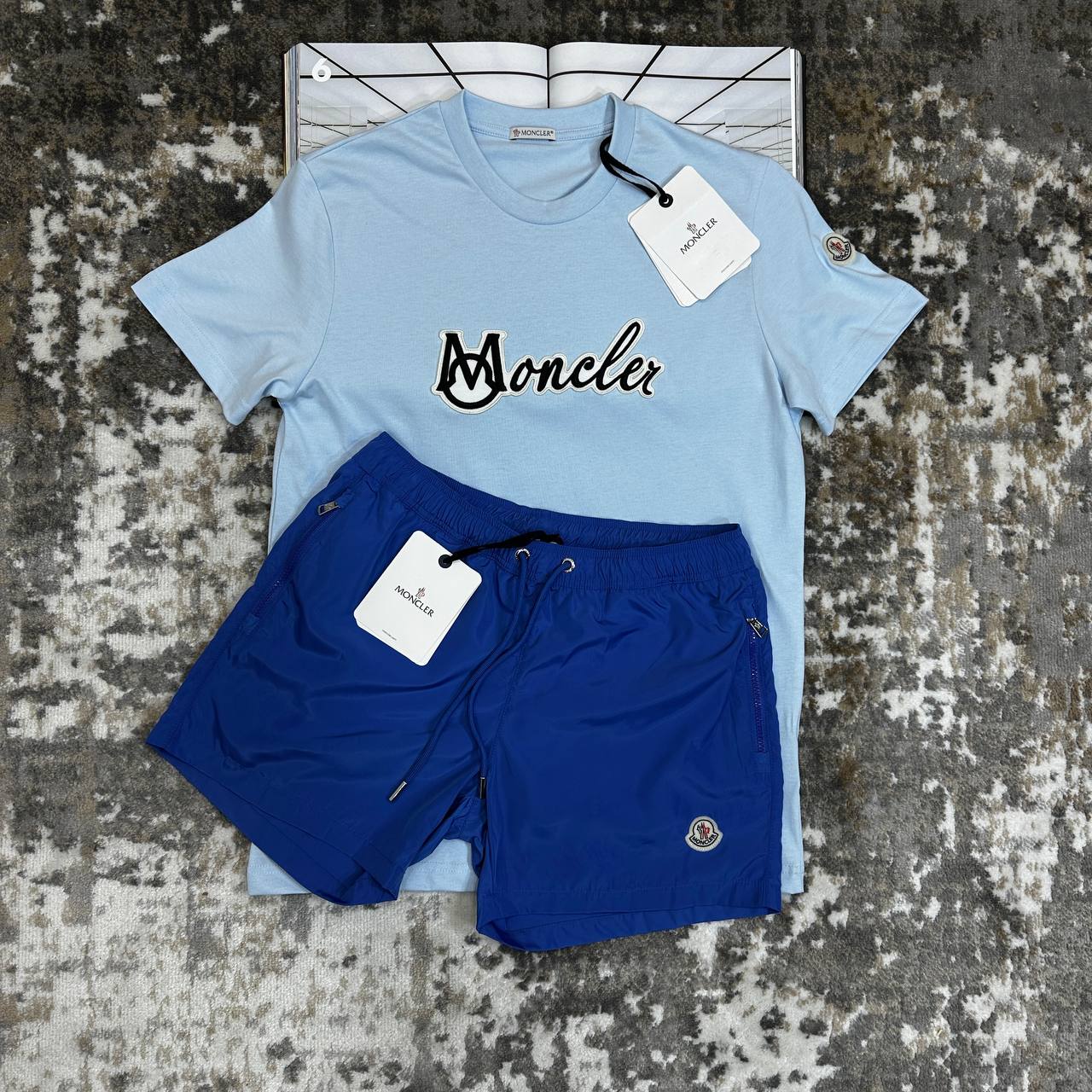 MNLR SHORTS SETS BLUE