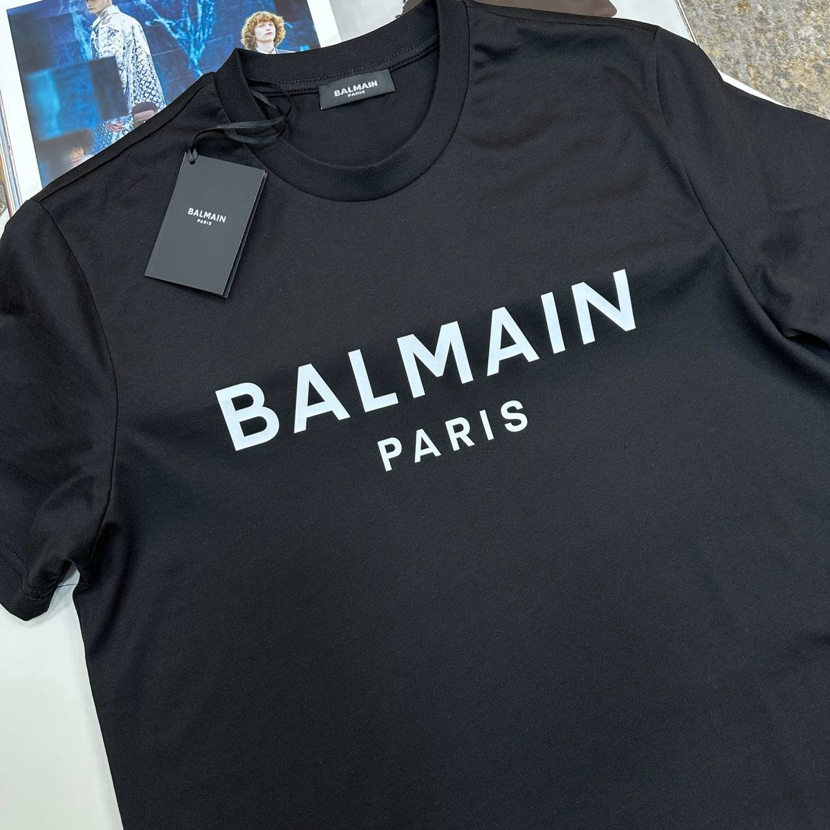 BLMAN FRONT LOGO TSHIRT-BLACK