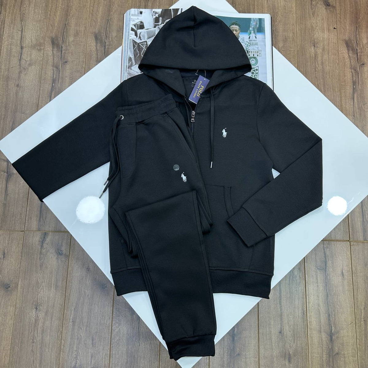 RALP LAURN TRACKSUIT BLACK
