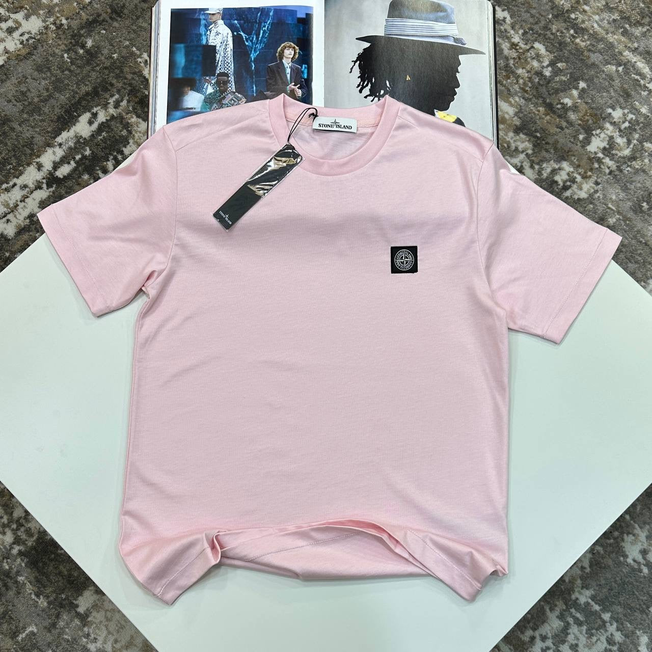 STN-ISLND TSHIRT- PINK