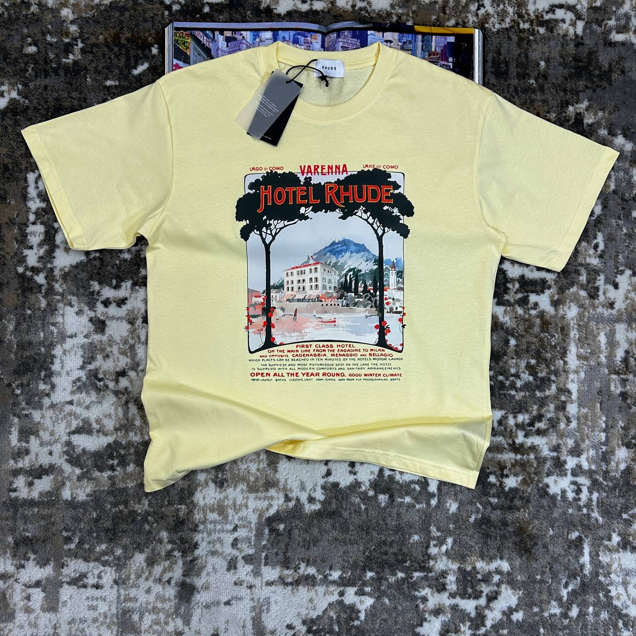 RUDE TSHIRT-LIGHT YELLOW