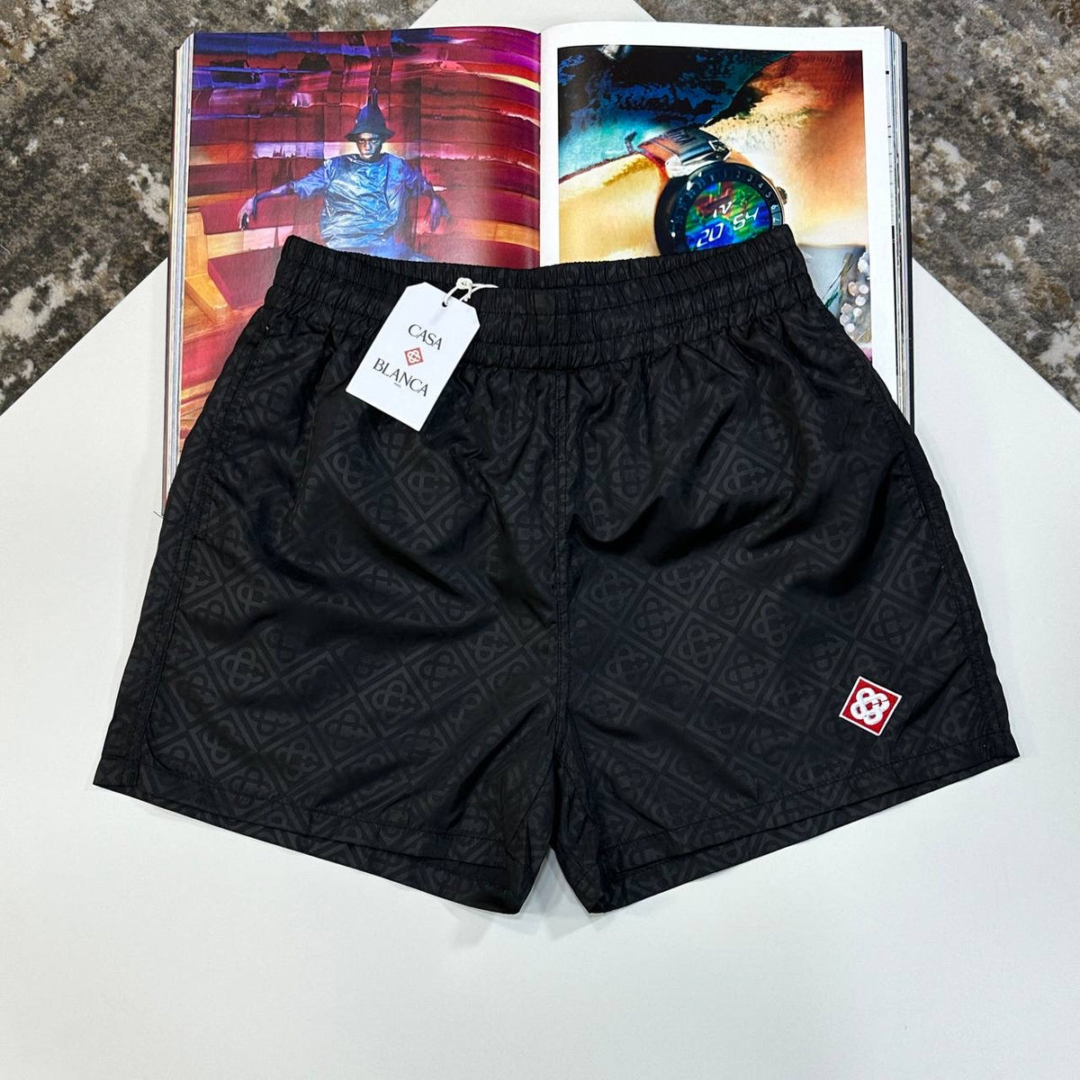 C.B SWIM SHORTS BLACK