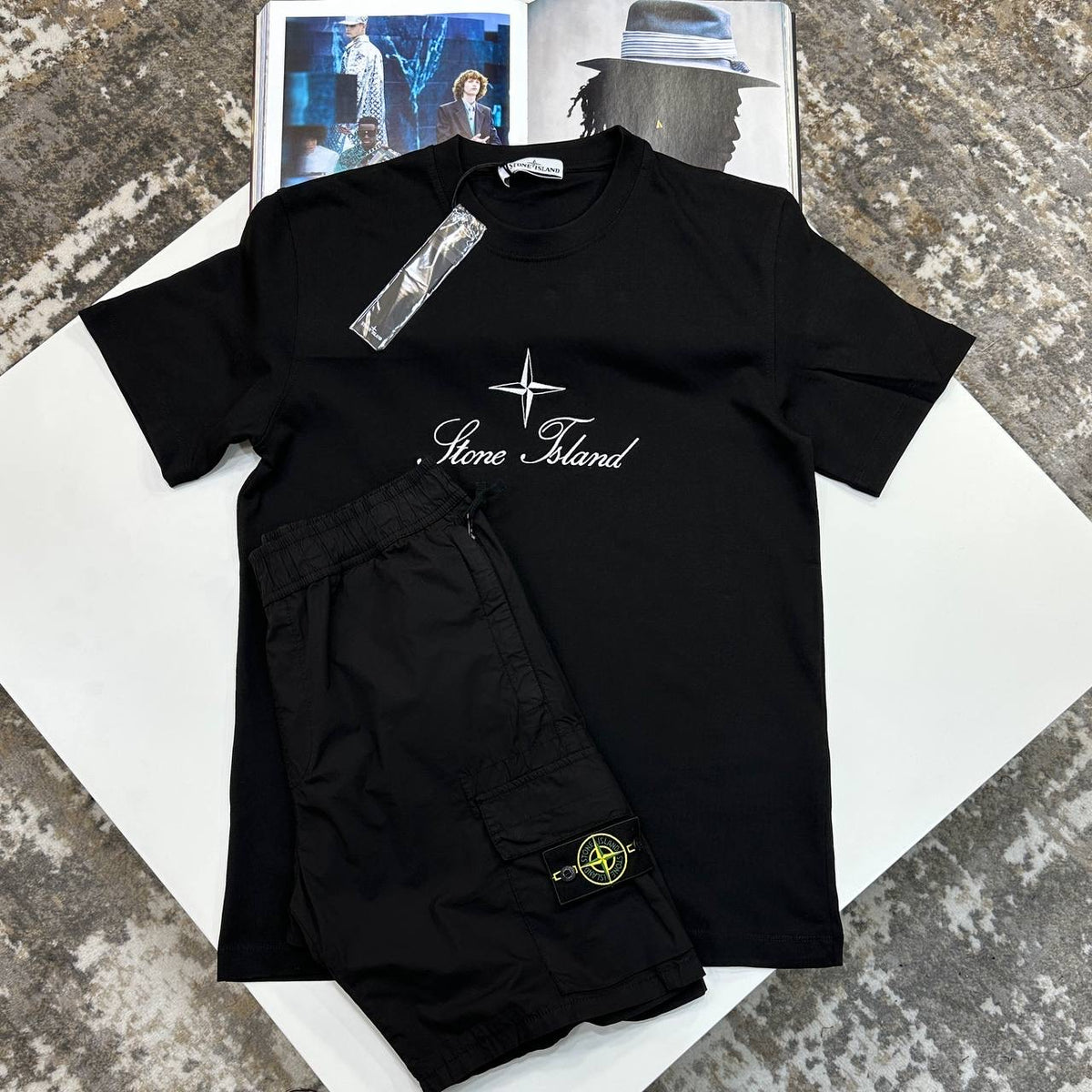 S.I SHORT SET BLACK/BLACK