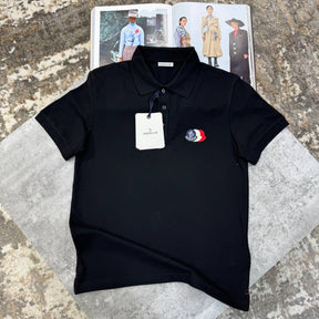 NCLR FRONT BADGE POLO- BLACK