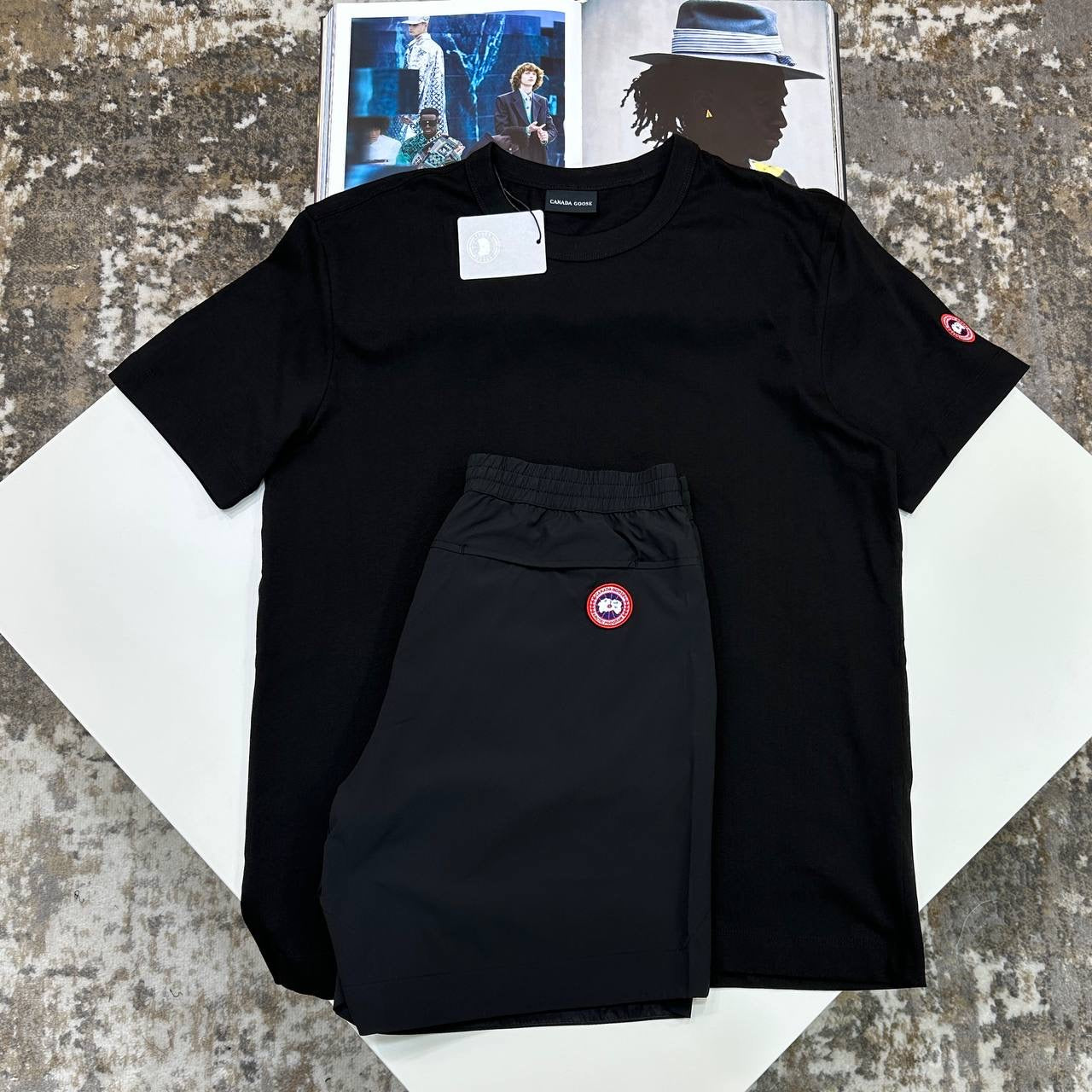 C.G SHORT SET BLACK/BLACK