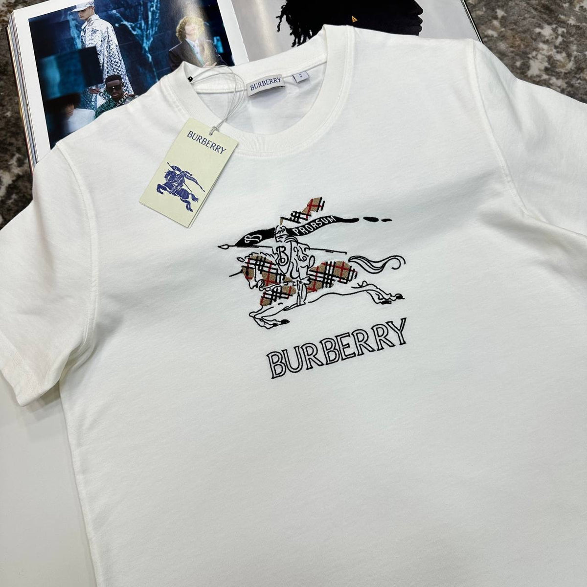 BRBY TSHIRT WHITE