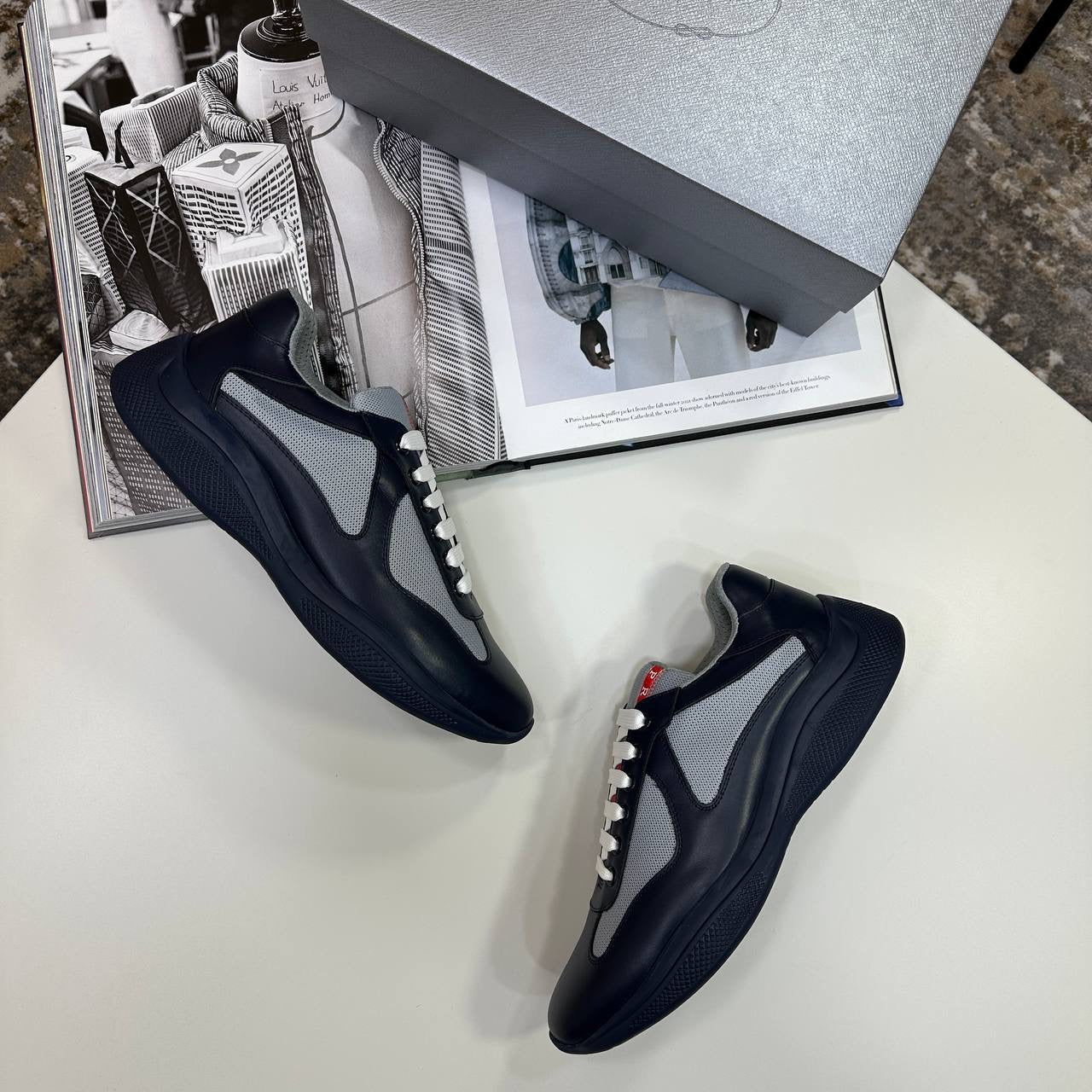 PRDA TRAINERS NAVY/GREY