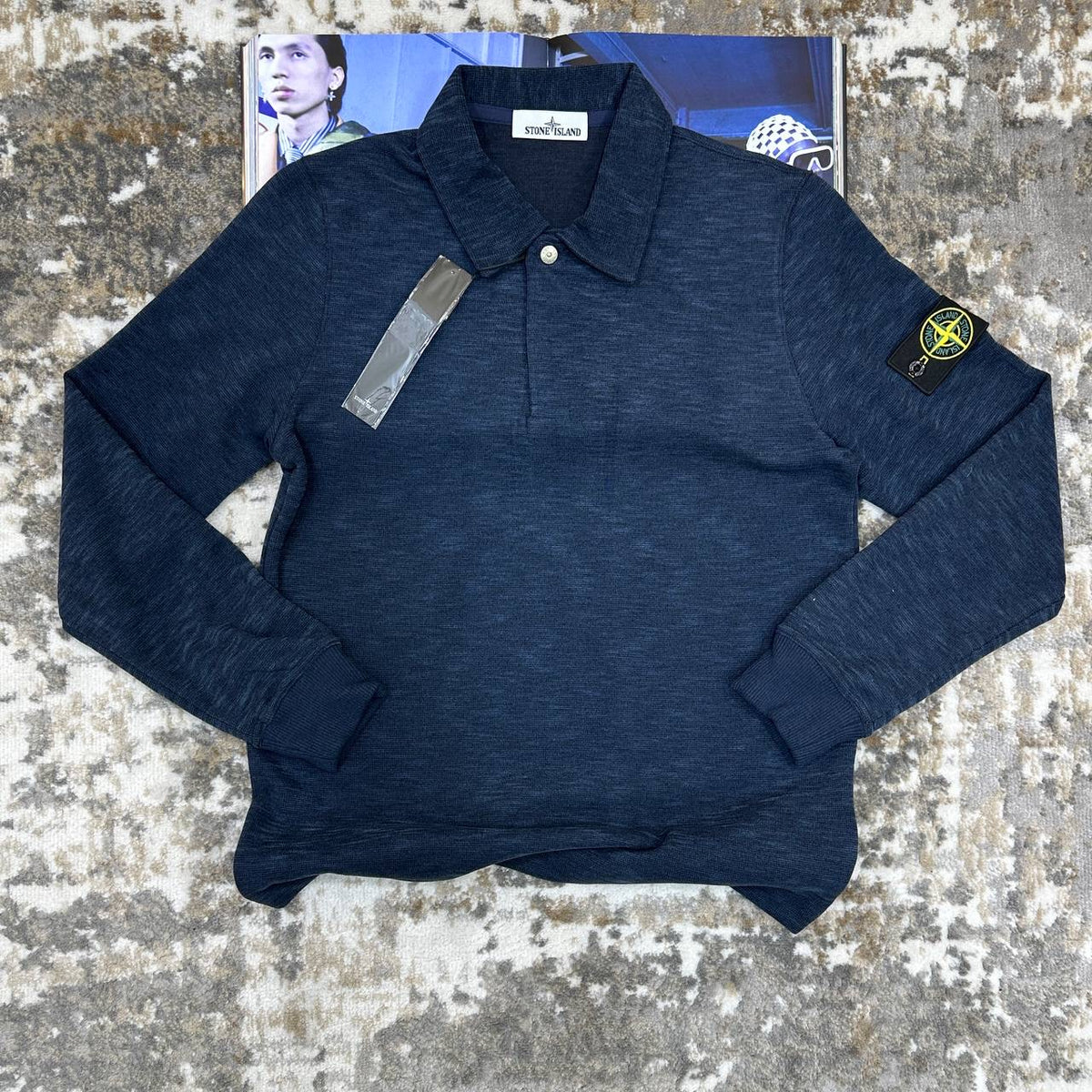 STNE ISLAND JUMPER NAVY