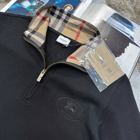 BRBRY HALFZIP BLACK
