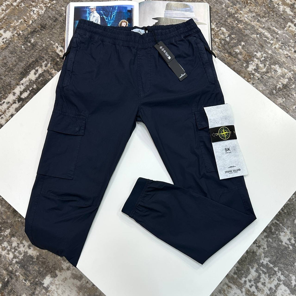 STNE CARGO PANTS-NAVY