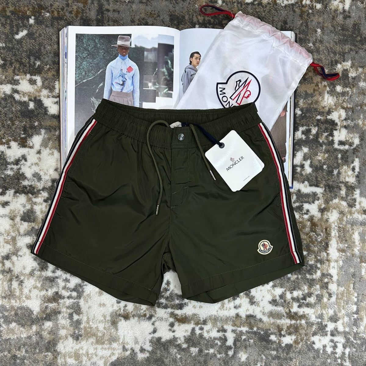 MNLR SWIM SHORTS KHAKHI