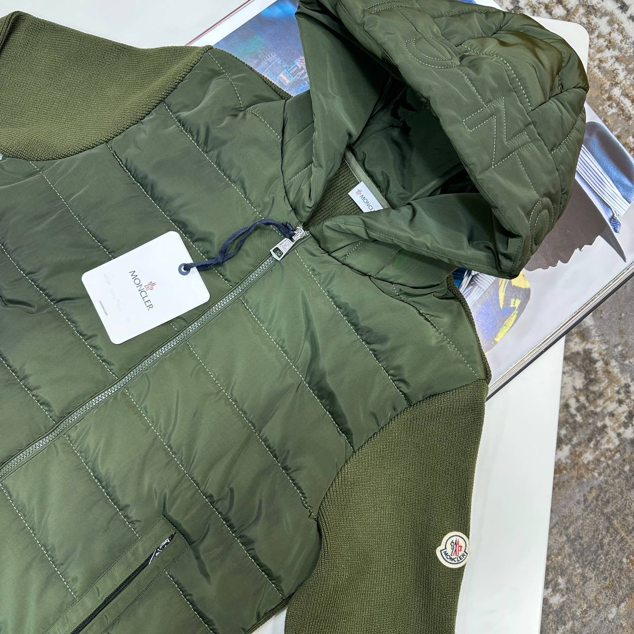 MNCLR SIDE BADGE JACKET-KHAKHI