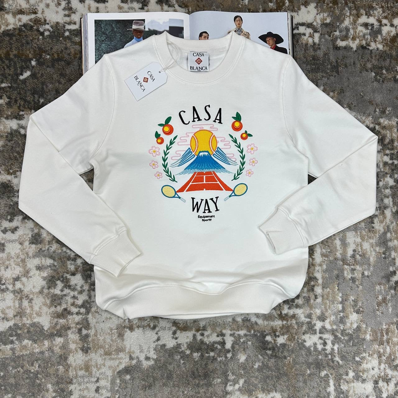 CSA BLANCA JUMPER ROUND NECK WHITE