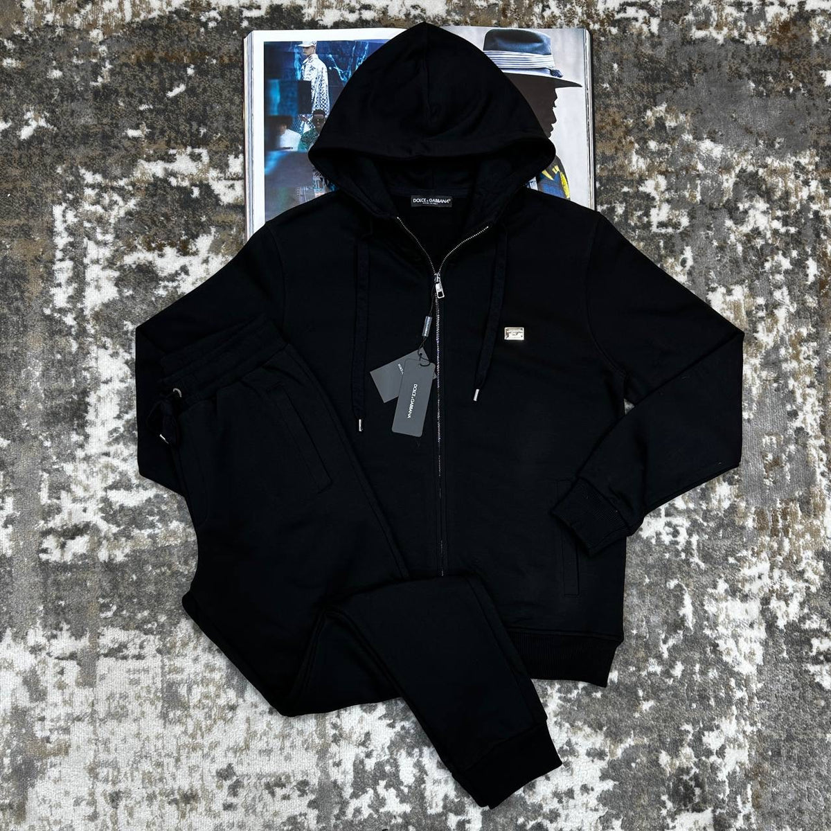 D&G TRACKSUIT-BLACK
