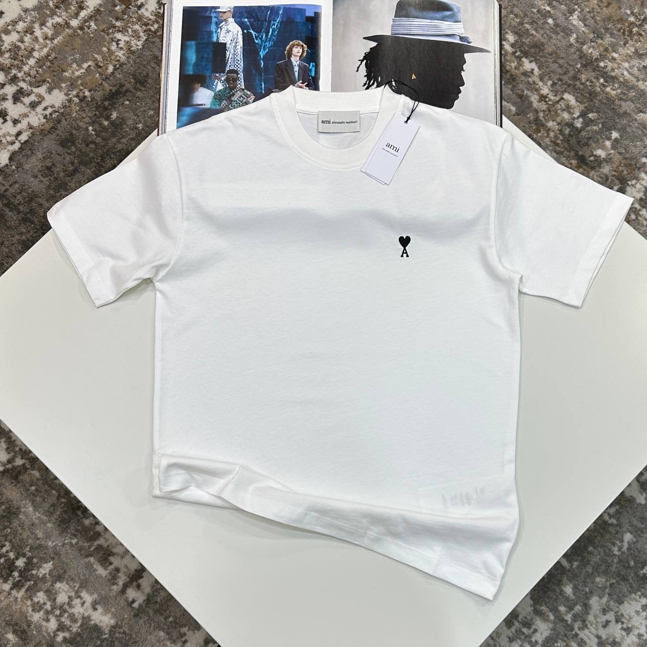 AMMI TSHIRT-ROYAL WHITE