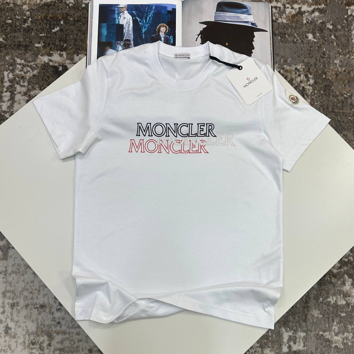 MNCLR FRONT LOGO TSHIRT-WHITW