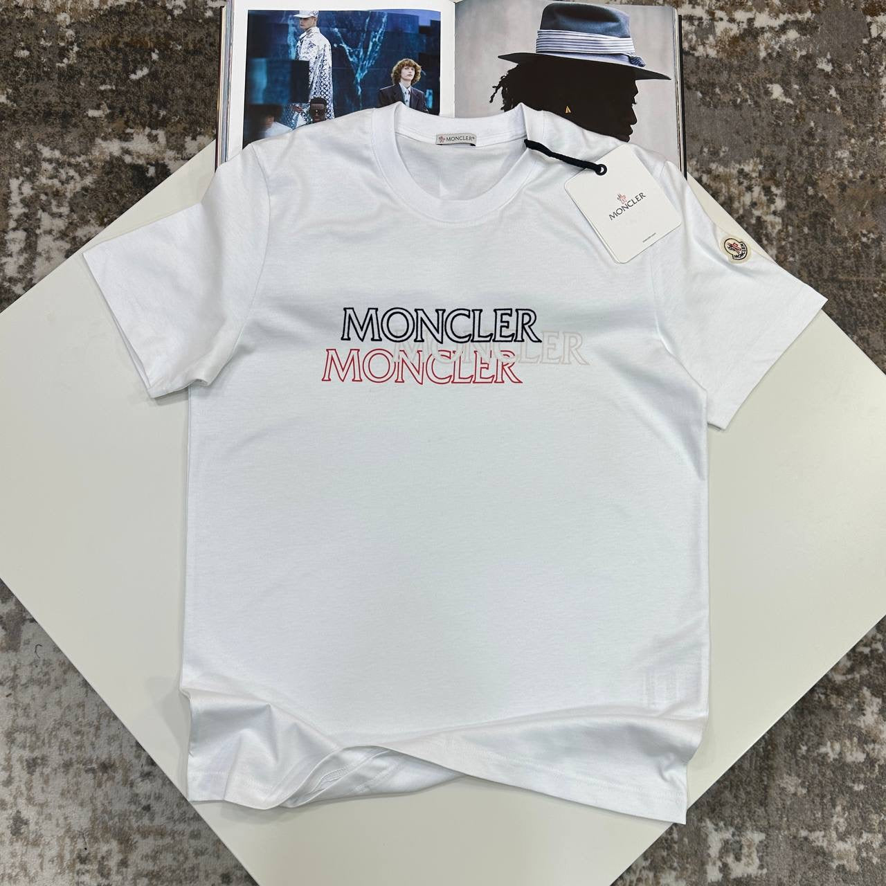 MNCLR FRONT LOGO TSHIRT-WHITW