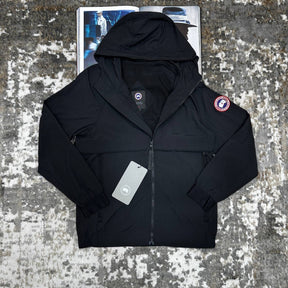 CG LIGHT WEIGHT WIND BREAKER-BLACK WITH RED BADGE