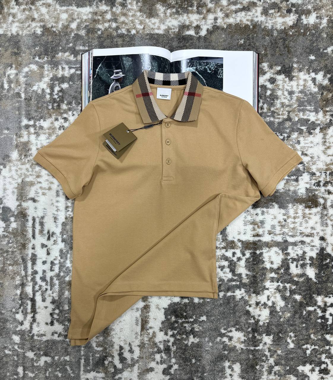 BRBURY POLO- BEIGE