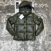MNCLR FULL PUFFER JACKET-BROWN/BLACK