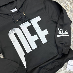 OFF-WHITE HOODIE BLACK