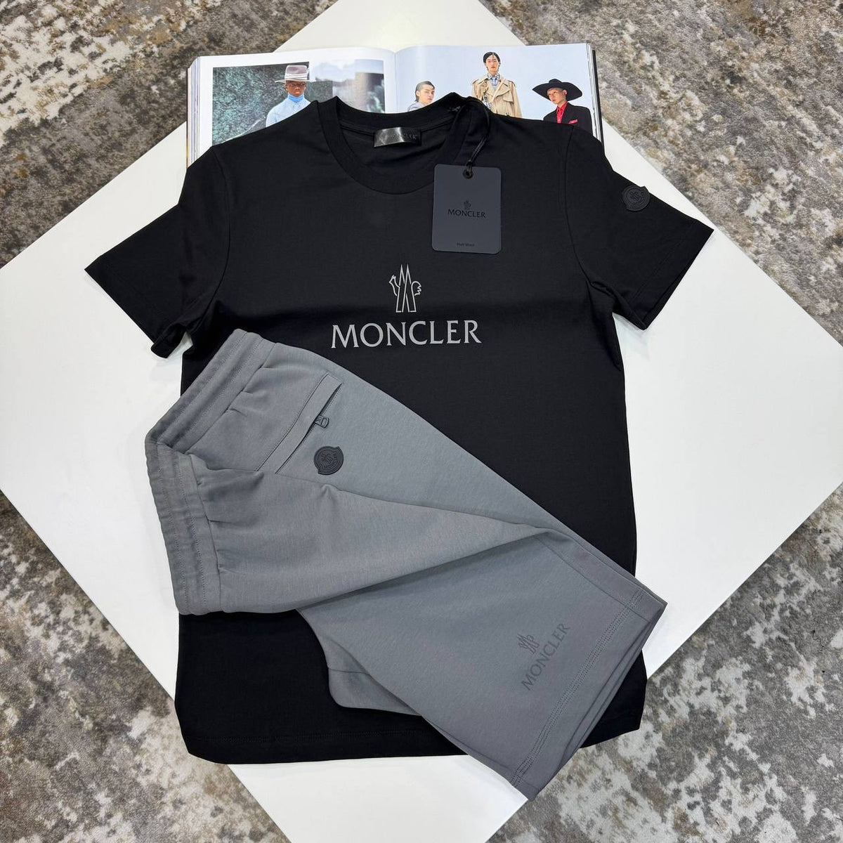 NCLR SHORT SET BLACK/GREY