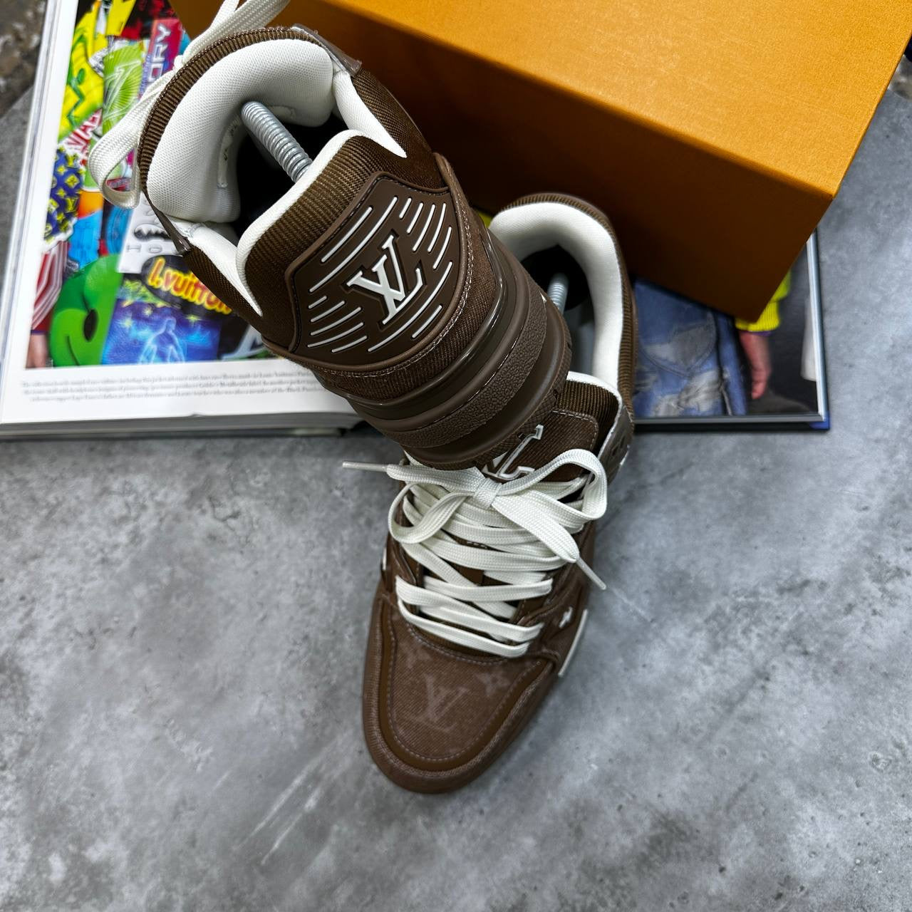 LVE TRAINER -BROWN|WHITE