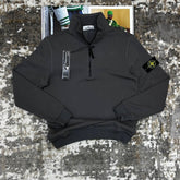 STNE HALFZIP-DARK GREY
