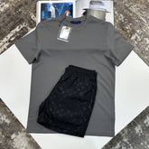 L.V SHORT SET GREY/BLACK