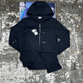 MNLCR TRACKSUIT WITH BLACK BADGE NAVY