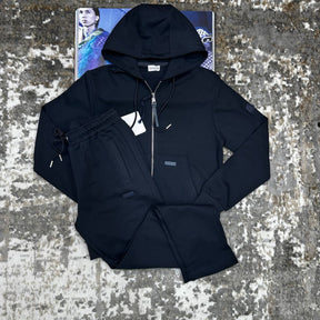 MNLCR TRACKSUIT WITH BLACK BADGE NAVY