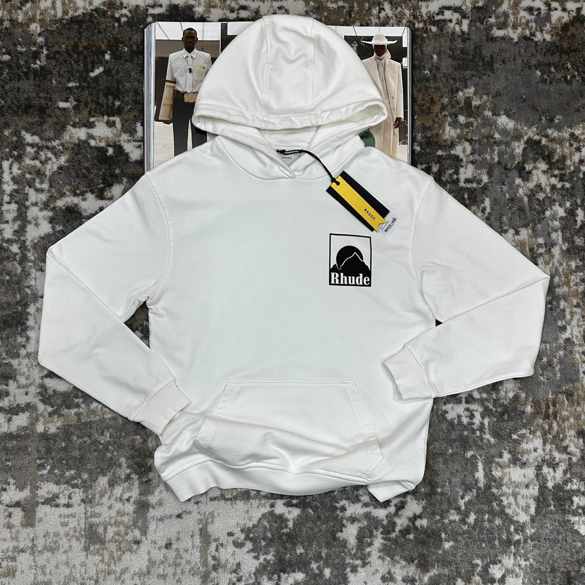 RUDE HOODIE-WHITE