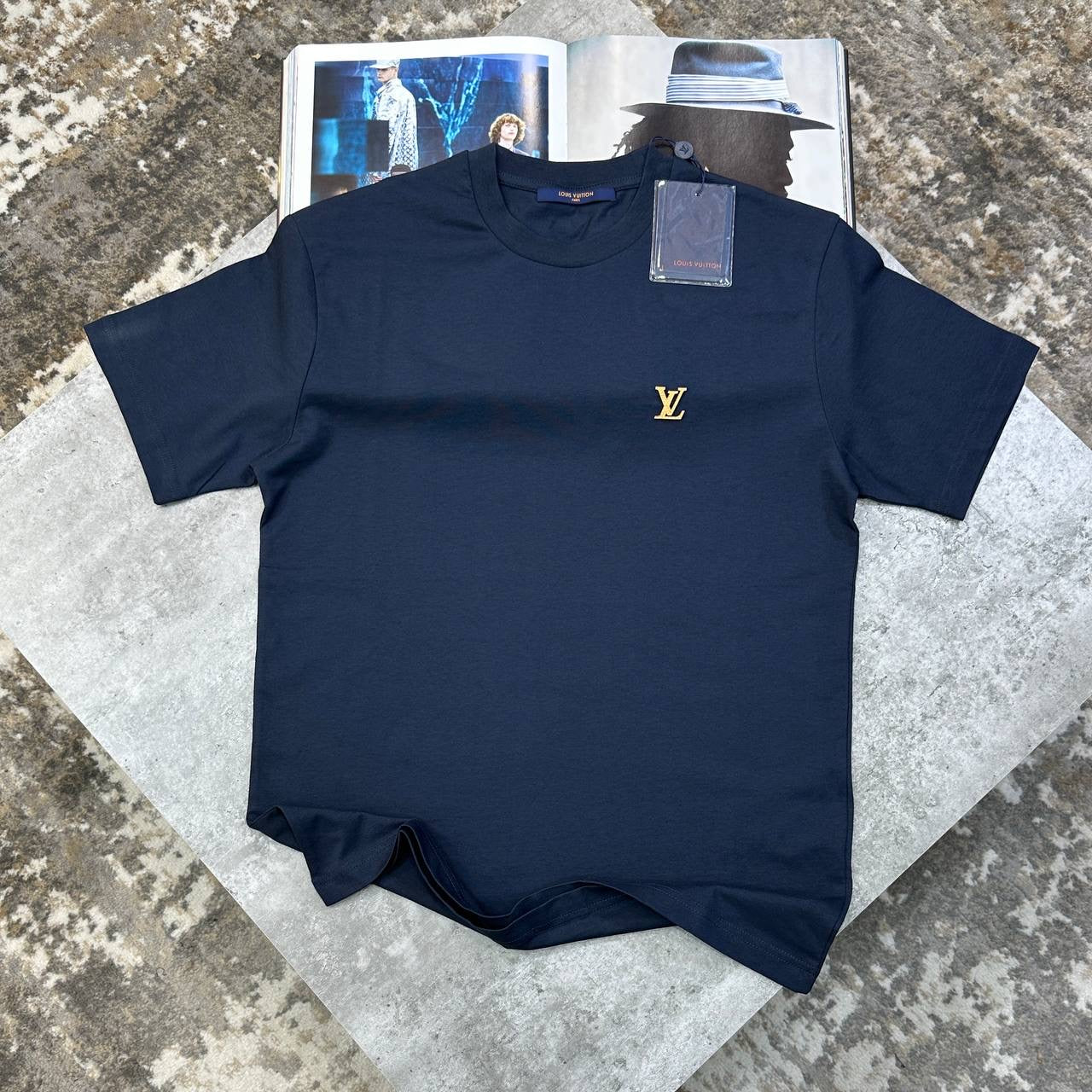 LV FRONT MINI LOGO TSHIRT NAVY