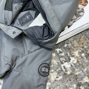 CANDA GOOSE MACMILLAN 
WITH DUCK DOWN FUR - DARK GREY