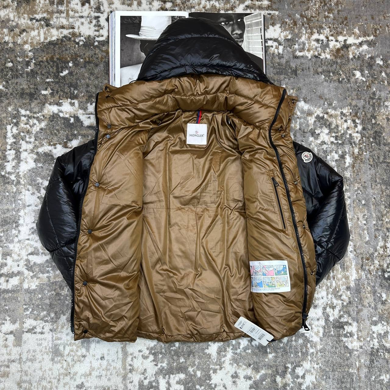 MNCLR FULL PUFFER HOOD JACKET-BLACK