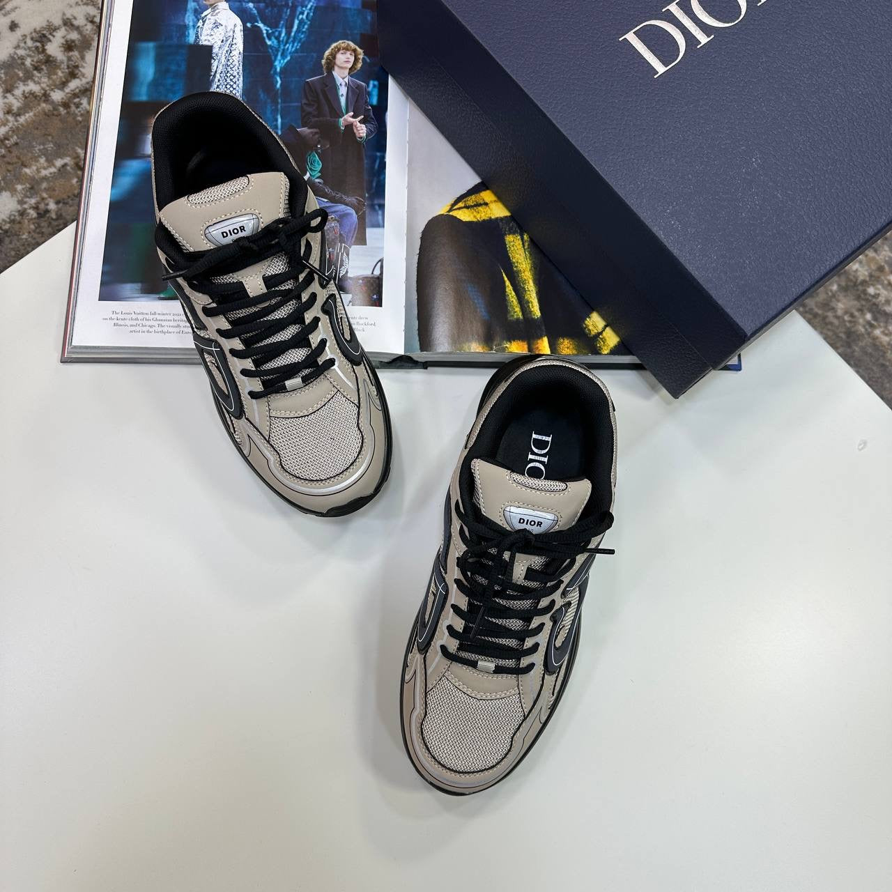 B-30 TRAINER-LIGHTBROWN/BLACK