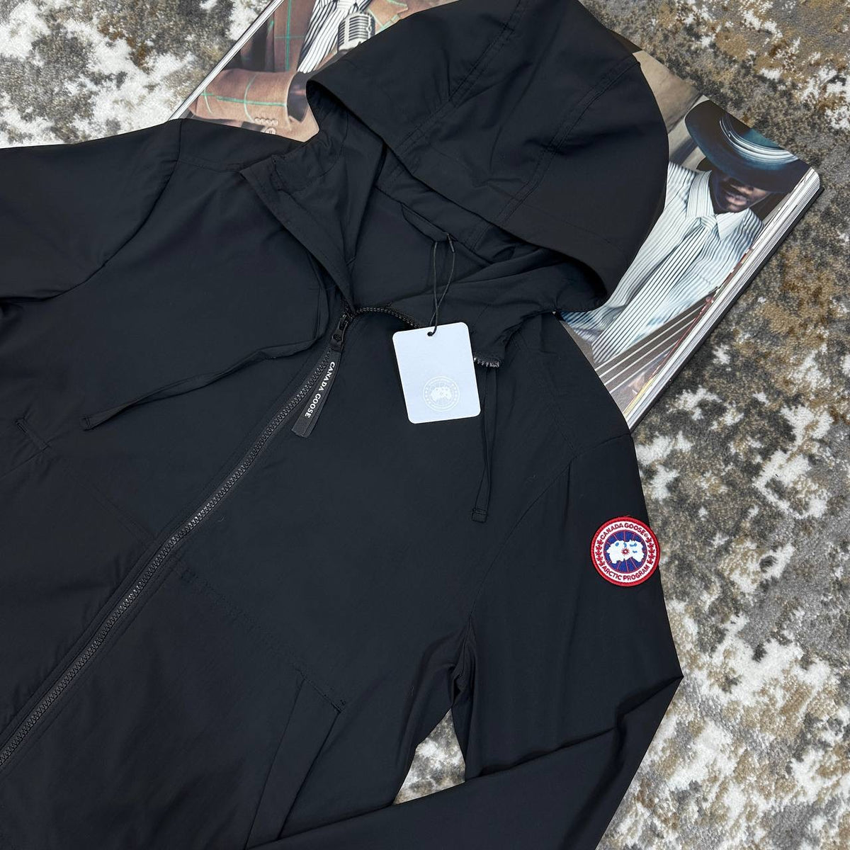 CNDA GOSE LIGHT WEIGHT JACKET-BLACK