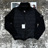 CNADA-GOOSE ZIP JACKET-BLACK WITH BLACK BADGE