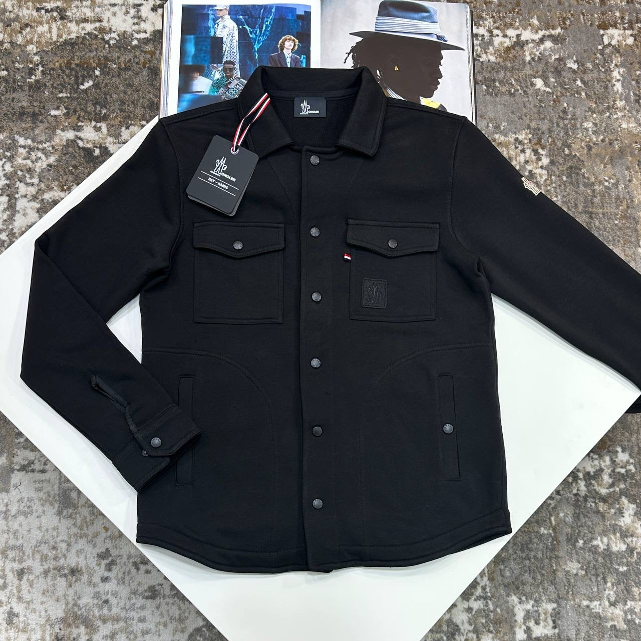 MNCLR OVERSHIRT -BLACK