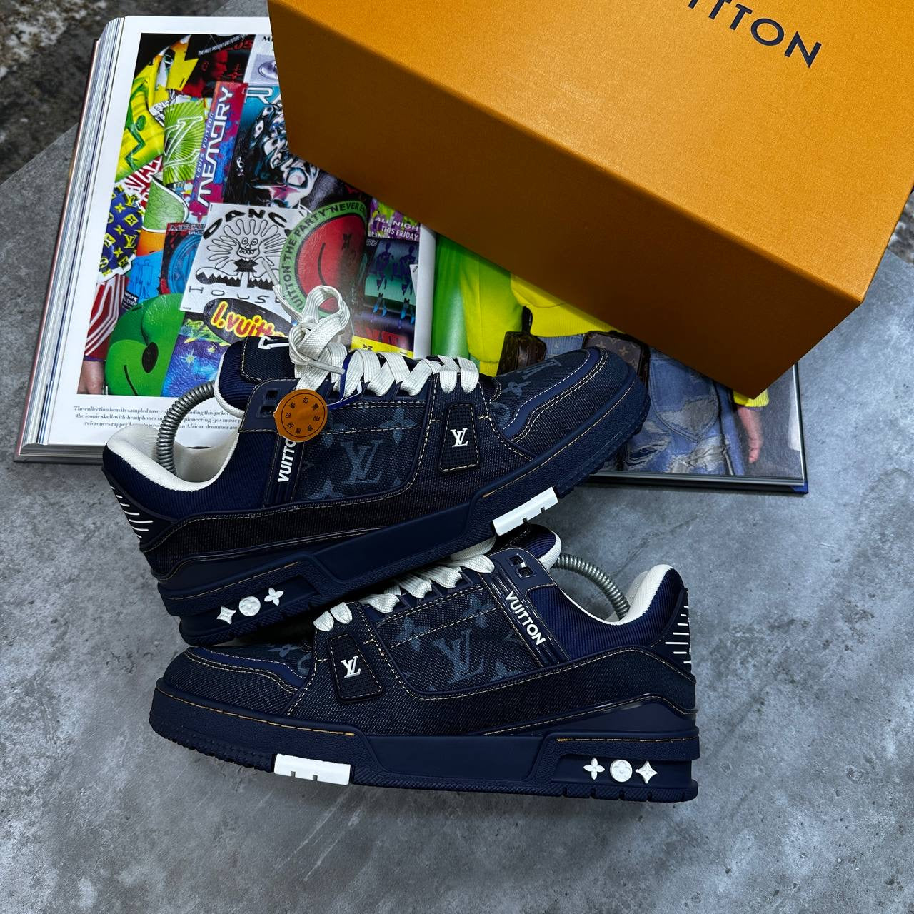 LVE TRAINER -NAVY|WHITE
