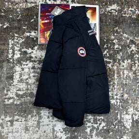 CANDA GOSE FULL PUFFER JACKET-NAVY