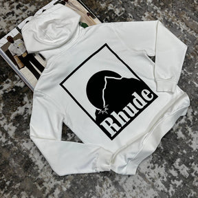 RUDE HOODIE-WHITE