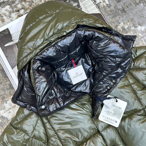 MNCLR FULL PUFFER JACKET-BROWN/BLACK