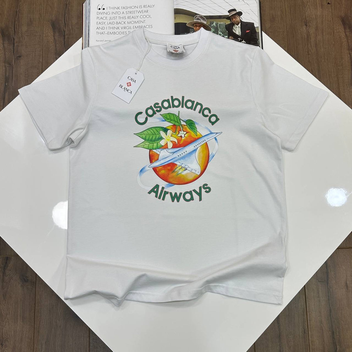 CASA BLNCA TSHIRT-WHITE