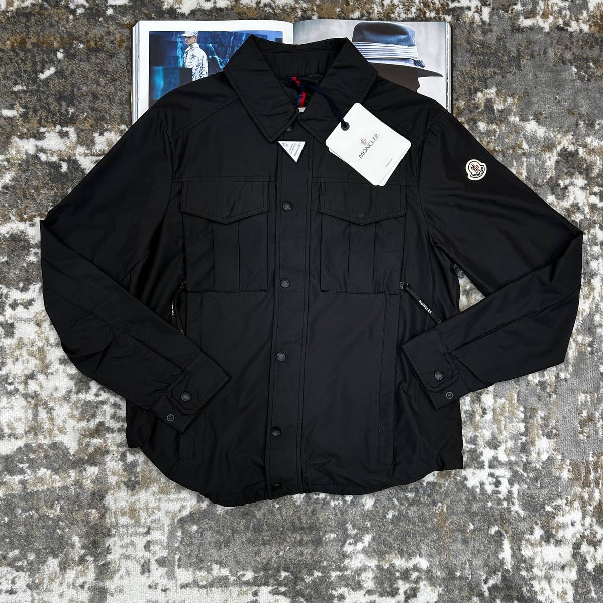 MNCLR ZIP UP JACKET-ALL BLACK